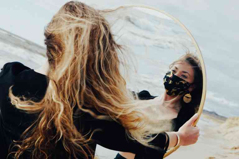 Photo of student wearing mask