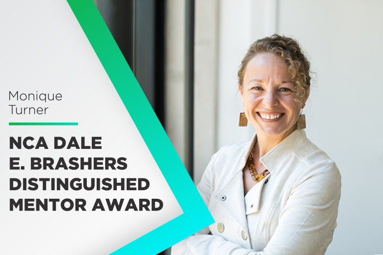 Monique Turner wins NCA Dale E. Brashers Distinguished Mentor Award 